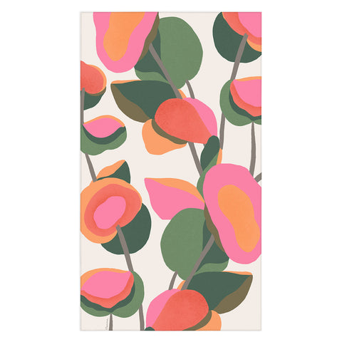 Carey Copeland Abstract Eucalyptus Leaves Tablecloth