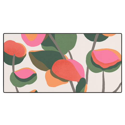 Carey Copeland Abstract Eucalyptus Leaves Desk Mat