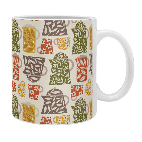 Carey Copeland Buongiorno Retro Floral Coffee Coffee Mug