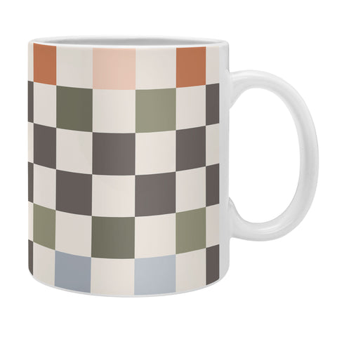 Carey Copeland Fall Checkerboard Coffee Mug