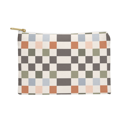 Carey Copeland Fall Checkerboard Pouch