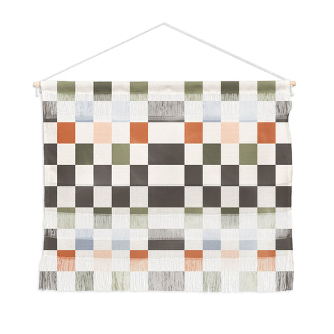 Carey Copeland Fall Checkerboard Wall Hanging Landscape