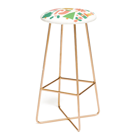 Carey Copeland Gifts of Christmas Bar Stool