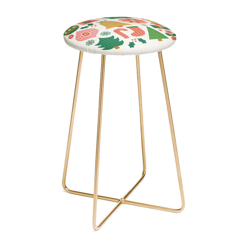 Carey Copeland Gifts of Christmas Counter Stool