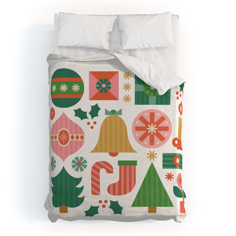 Carey Copeland Gifts of Christmas Duvet Cover