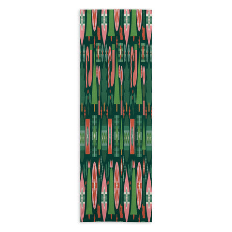 Carey Copeland Gifts of Christmas Pattern Yoga Towel