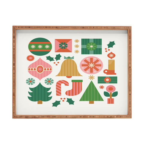 Carey Copeland Gifts of Christmas Rectangular Tray