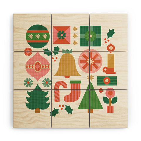 Carey Copeland Gifts of Christmas Wood Wall Mural
