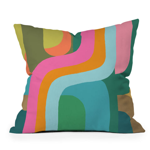 Carey Copeland Go with the Flow I Throw Pillow