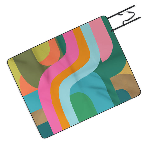 Carey Copeland Go with the Flow I Picnic Blanket