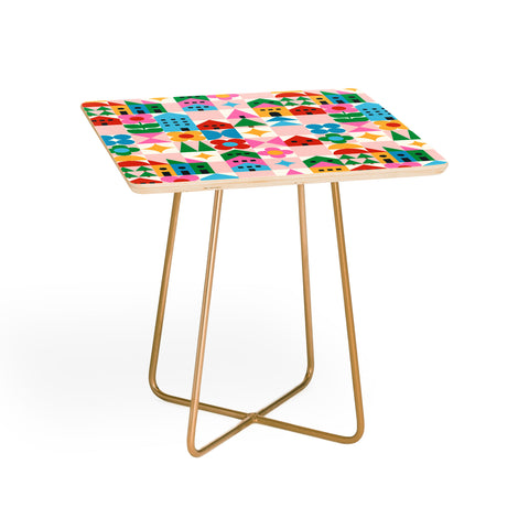 Carey Copeland Happy Town Checks Side Table