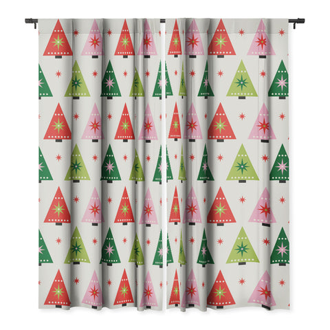 Carey Copeland Merry Christmas Tree I Blackout Window Curtain