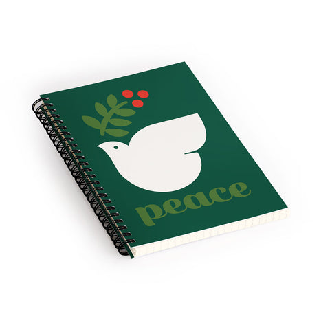 Carey Copeland Peace Dove Spiral Notebook