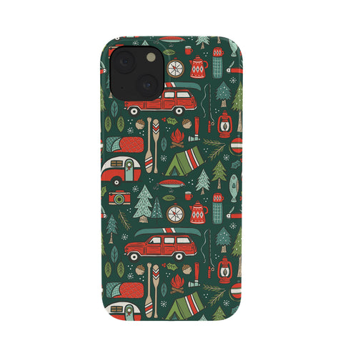 Carey Copeland Seasons Greetings Camping Phone Case