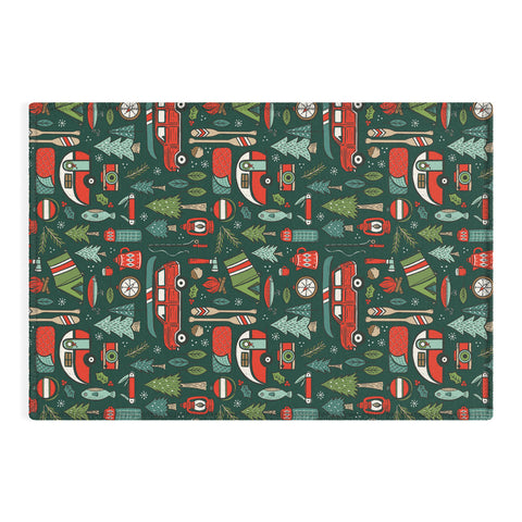 Carey Copeland Seasons Greetings Camping Outdoor Rug