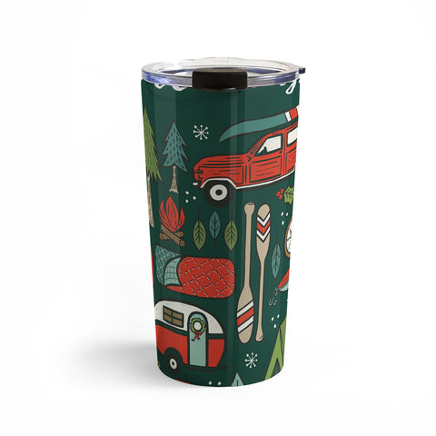 Carey Copeland Seasons Greetings Camping Travel Mug