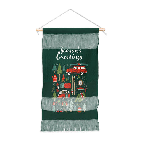 Carey Copeland Seasons Greetings Camping Wall Hanging Portrait