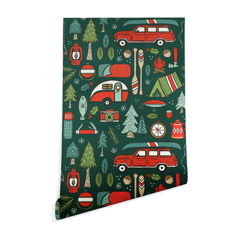 Carey Copeland Seasons Greetings Camping Wallpaper