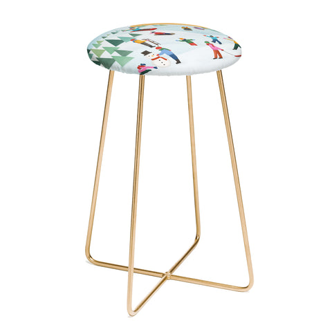 Carey Copeland Snow Day Counter Stool