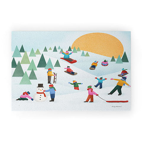 Carey Copeland Snow Day Welcome Mat