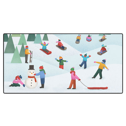 Carey Copeland Snow Day Desk Mat