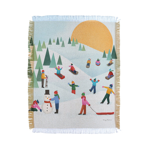 Carey Copeland Snow Day Throw Blanket