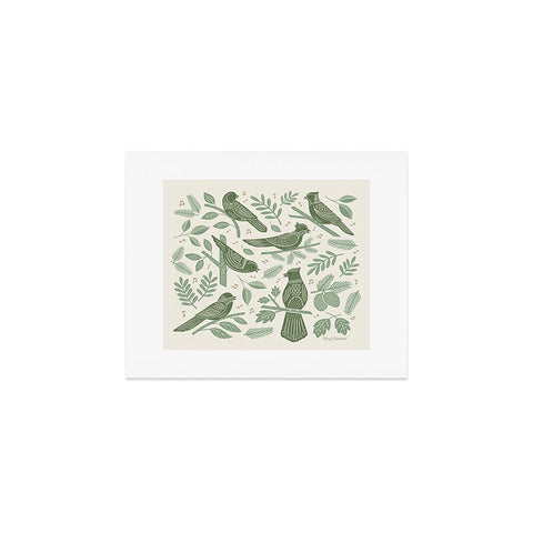 Carey Copeland Song Birds Green Art Print