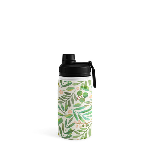 Carey Copeland Watercolor Leaves II Water Bottle