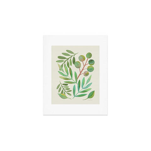 Carey Copeland Watercolor Leaves II Art Print