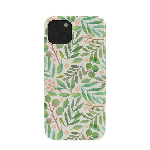 Carey Copeland Watercolor Leaves II Phone Case