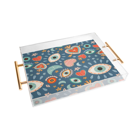 Carey Copeland Written in the Stars Milagros Acrylic Tray