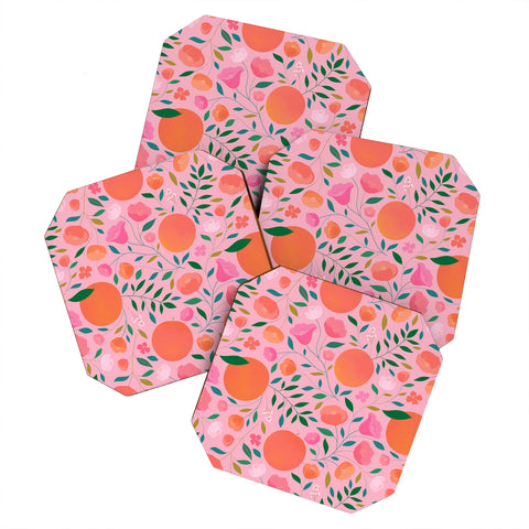Carly Watts Apricots Coaster Set