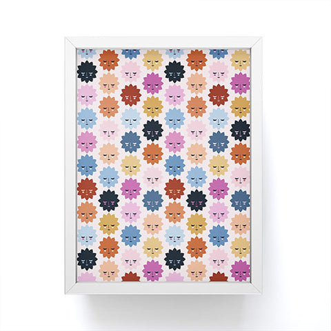 Carly Watts Space Faces Framed Mini Art Print