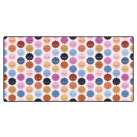 Carly Watts Space Faces Desk Mat