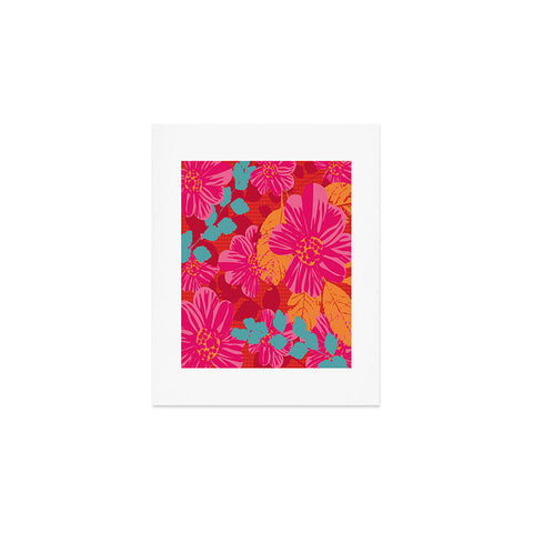 Caroline Okun Smoldering Rosy Blooms Art Print