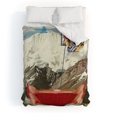carolineellisart Apres Ski 3 Duvet Cover