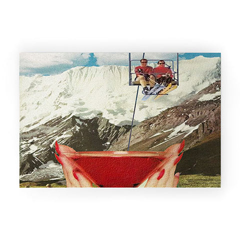 carolineellisart Apres Ski 3 Welcome Mat