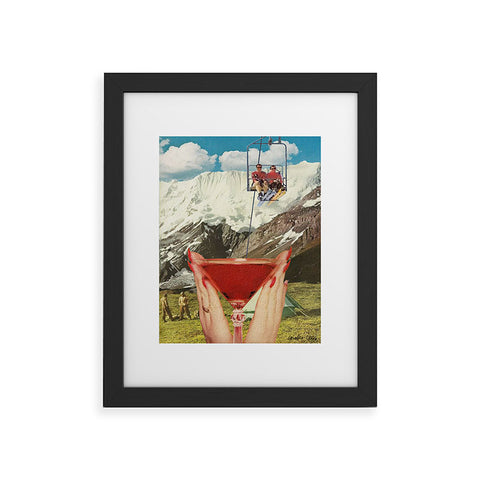 carolineellisart Apres Ski 3 Framed Art Print