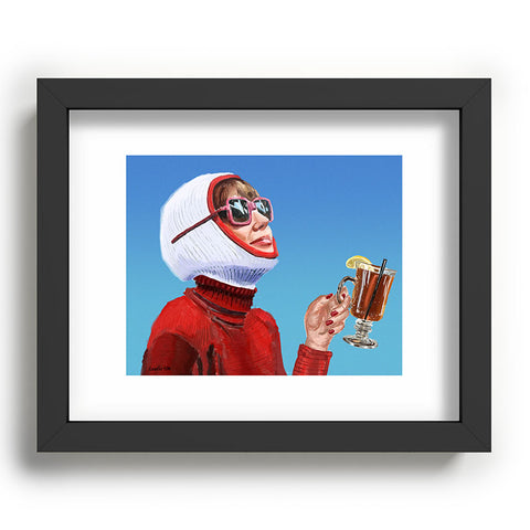 carolineellisart Apres Ski 4 Hotty Toddy Recessed Framing Rectangle