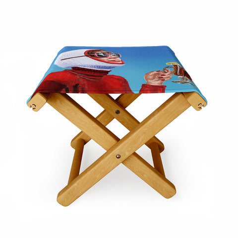 carolineellisart Apres Ski 4 Hotty Toddy Folding Stool