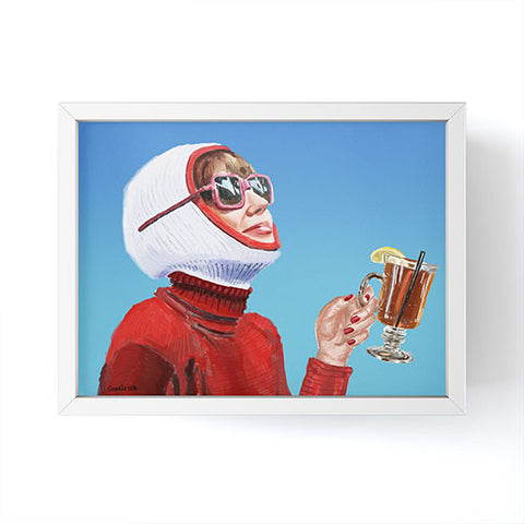 carolineellisart Apres Ski 4 Hotty Toddy Framed Mini Art Print