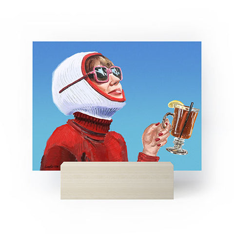 carolineellisart Apres Ski 4 Hotty Toddy Mini Art Print