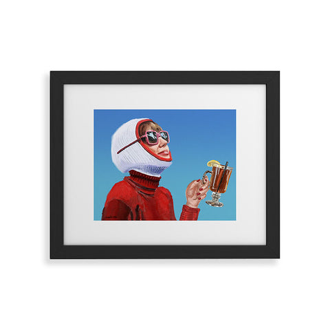 carolineellisart Apres Ski 4 Hotty Toddy Framed Art Print