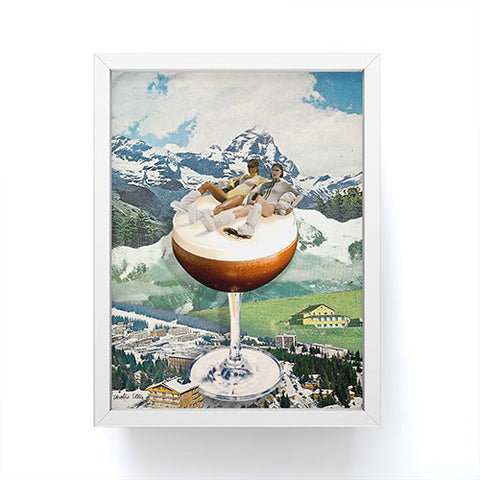carolineellisart Apres Ski 6 Framed Mini Art Print