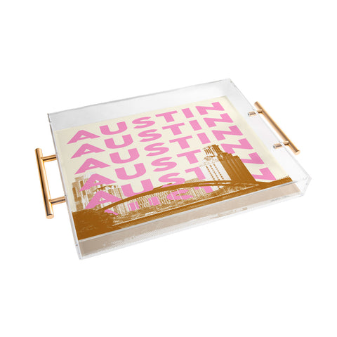 carolineellisart Austin II Acrylic Tray