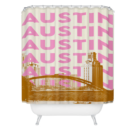 carolineellisart Austin II Shower Curtain