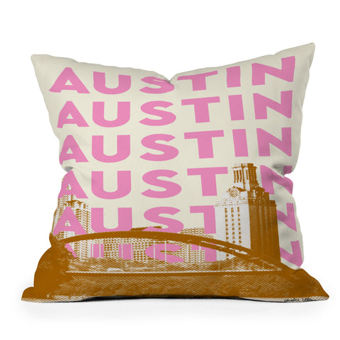 carolineellisart Austin II Outdoor Throw Pillow