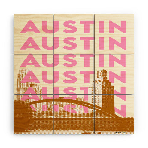 carolineellisart Austin II Wood Wall Mural