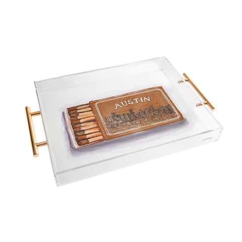 carolineellisart Austin Matchbox 3 Acrylic Tray