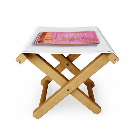 carolineellisart Austin Matchbox Folding Stool